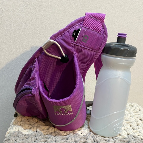 Natan Purple Hydration Belt with Bottle Holder - Picture 8 of 14